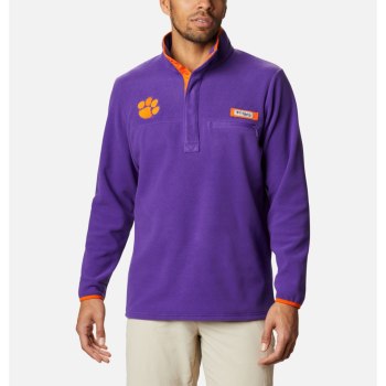 Columbia Jas Heren, Collegiate PFG Harborside Fleece - Clemson Paars, 92WFNSKQI